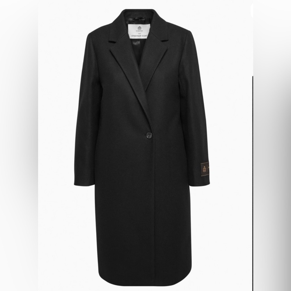 Aritzia -Babaton Black the stedman Coat (great condition)